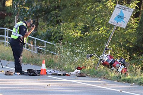 Video Rider Suffers Serious Injuries In Motorcycle Versus Van Crash Surrey Now Leader