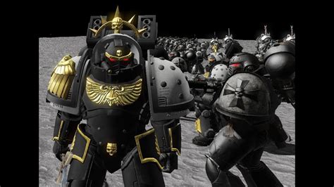 Black Templar Captain In Gravis Armor Commands Primaris Youtube