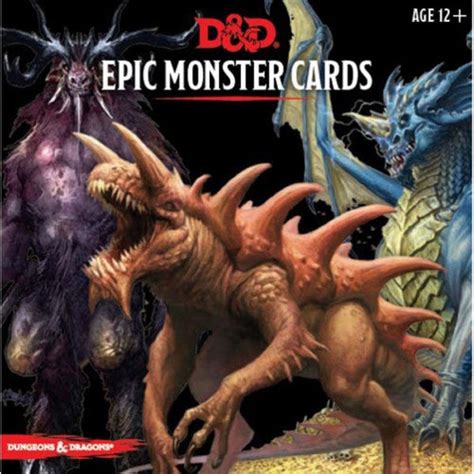 Dnd 5e Epic Monster Cards Halcyon Games