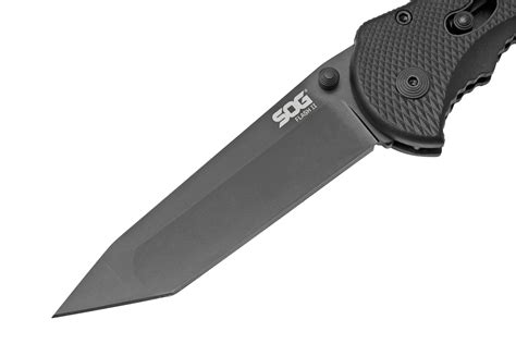 SOG Flash II Tanto Black TFSAT8 CP Pocket Knife Advantageously