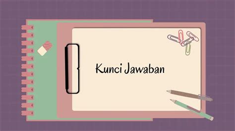 KUNCI JAWABAN Soal Post Test Modul 1 Visi Misi Satuan Pendidikan Kurang