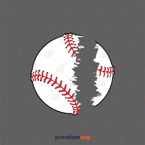 Baseball Ball Monogram SVG | PremiumSVG