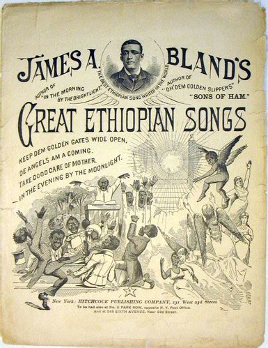 SHEET MUSIC BLACK AMERICANA GREAT ETHIOPIAN SONGS Aglimpse