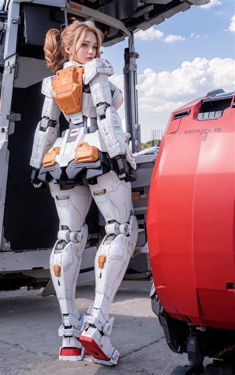 Cosplay Girl Gundam สาวอนิเมะ นางแบบ การวาดใบหน้า