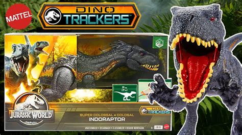 Indoraptor Colosal Jurassic World Dino Trackers De Mattel Youtube