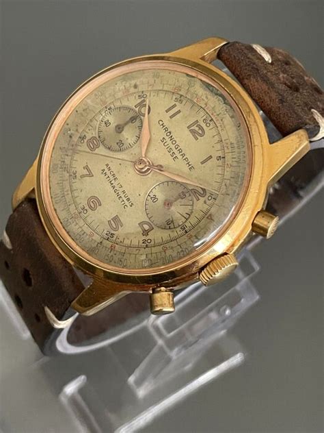 Chronographe Suisse Chronograph Cal Landeron 54 No Catawiki