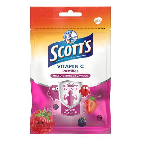 Scott S Vitamin C Pastilles Mixed Berries NTUC FairPrice