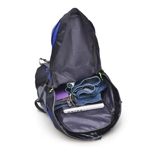 Mochila Viagem Camping Trilha Trekking Montanhismo L Azul