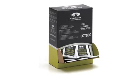 Pyramex® Lct100 Premium Lens Cleaning Wipes G And S Safety Products