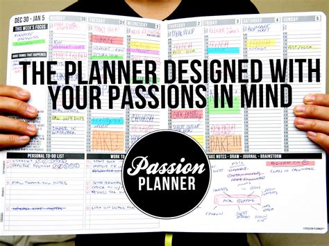 Passion Planner Passion Planner Planner Planner Organization