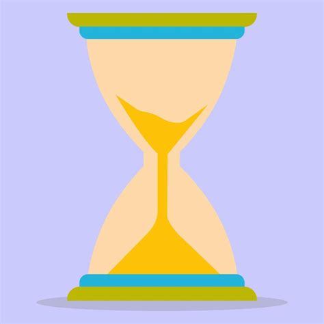 Hourglass Icon Flat Colorful Design Time Hourglass Flat Icon Vector Illustration 6874844