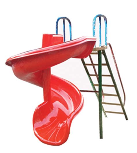 Multicolor Fibreglass Spiral Slide 4feet For Parkschool Age Group 3 To 15 Years At Rs 28000