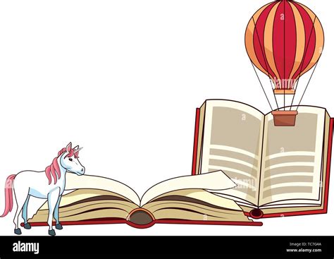 fantasy book with stories character Stock Vector Image & Art - Alamy