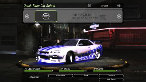 How To Build 2f2f Brians Skyline R34 Gtr Nfsu2 Youtube