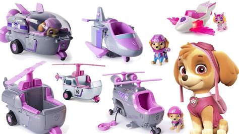 Complete Paw Patrol Vehicle Toy List For Skye Youtube