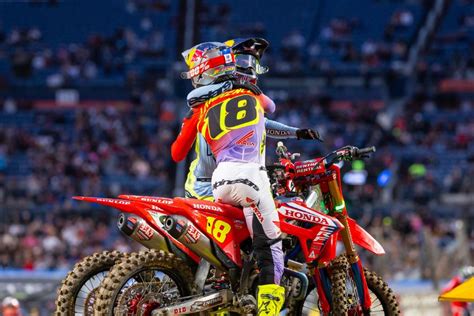 Team Honda Hrc Sweeps Denver Supercross