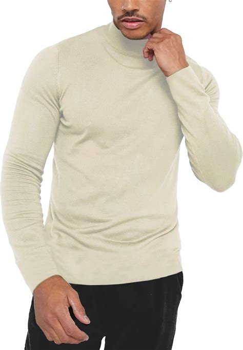 Clothing Active Guide Gear Mens Mock Turtleneck Long Sleeve Shirt