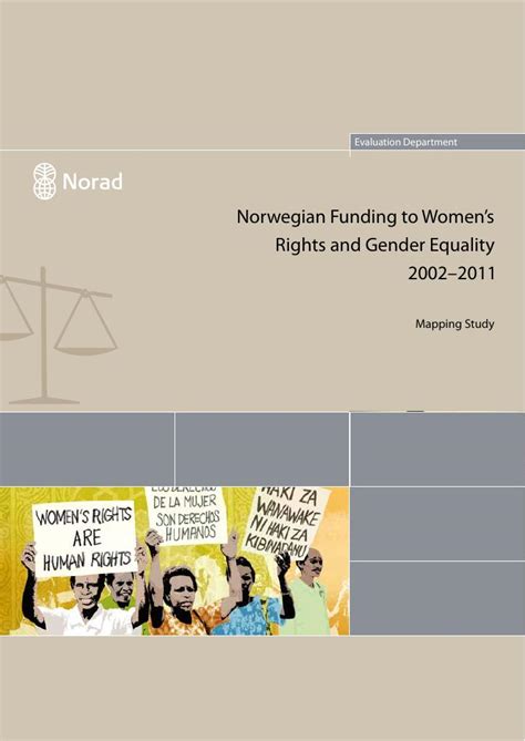 Norwegian Funding To Women’s Rights And Gender Equality Kudos