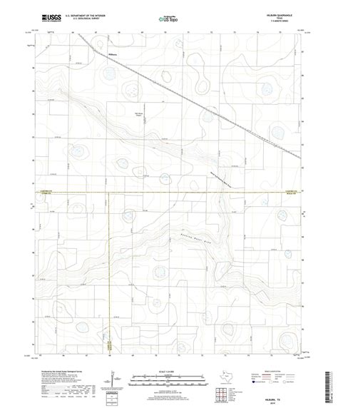 Hilburn Texas Us Topo Map Mytopo Map Store