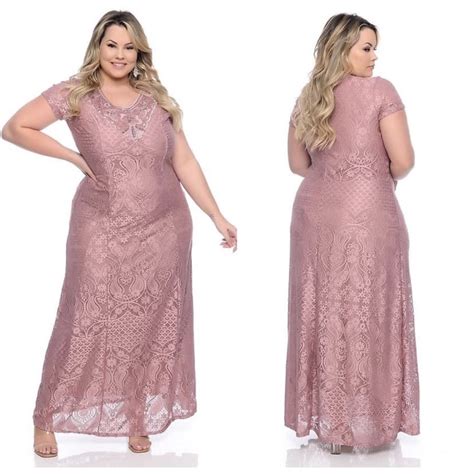 Vestido Camis O Plus Size Lindo Tamanho Grande Veste Ate Escorrega