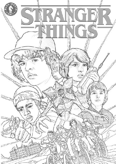 Desenho Stranger Things 36 Modelos Para Colorir E Imprimir Revista Artesanato