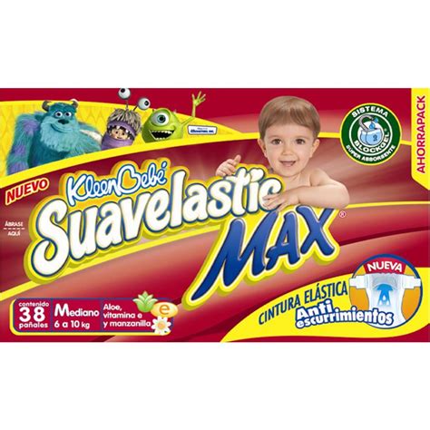 Pañales KleenBebé Suavelastic Max Etapa 3 Mediano 38 Piezas Walmart