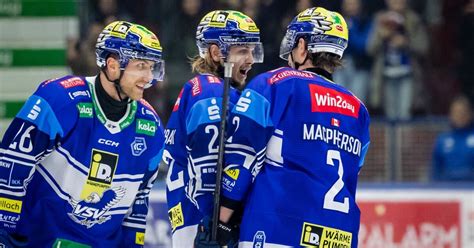 ICE Hockey League VSV Setzt Siegesserie Beim Spitzenreiter Fort