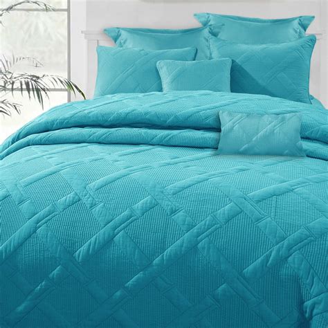 7 Piece Bamboo Comforter Set 7pc Bamboo Matelassé Weave Set Coverlet