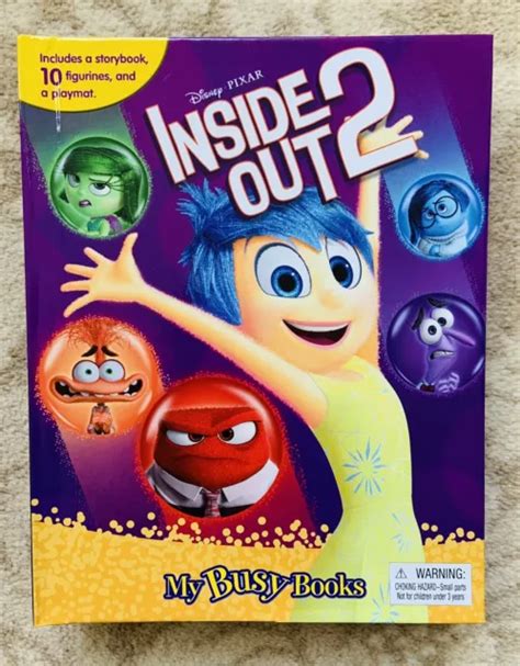 Disney Pixar Inside Out My Busy Books Statuette E Una Playmat