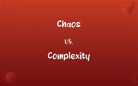 Chaos Vs Complexity Whats The Difference