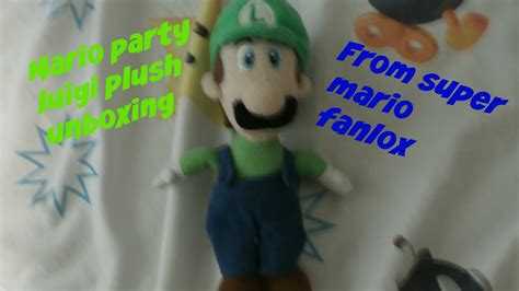 Mario Party Luigi Plush Unboxing From Supermariofanlox Youtube