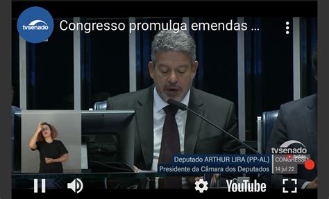 Ao Vivo Assista A Promulga O Das Emendas Do Estado De Emerg Ncia E Do