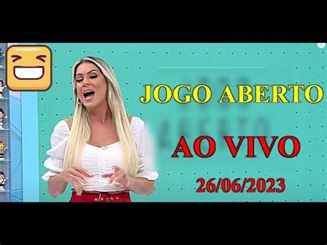 AO VIVO JOGO ABERTO 26 06 2023 RESULTADO RODADA 12 YouTube