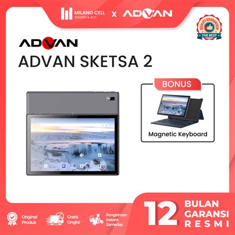 Jual Advan Tab Sketsa 2 4 64GB Tablet 10 1 Inch Android 11 Garansi