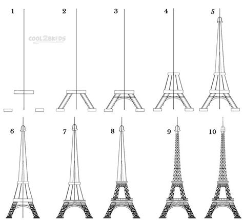 How To Draw The Eiffel Tower Google Search Eiffel Tower Painting