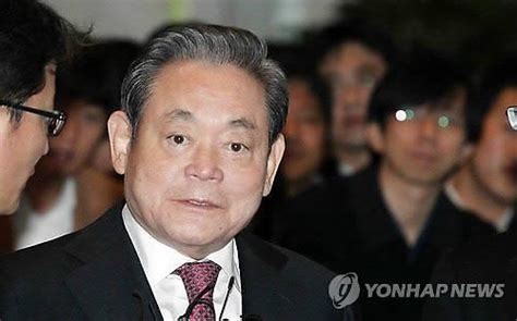 삼성전자 주가 하락 여파이건희 삼성회장 세계부호 순위 7계단 하락 아주경제