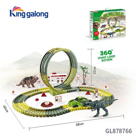 Race Track Dinosaur Create Jurassic World Flexible Track Train Play Set