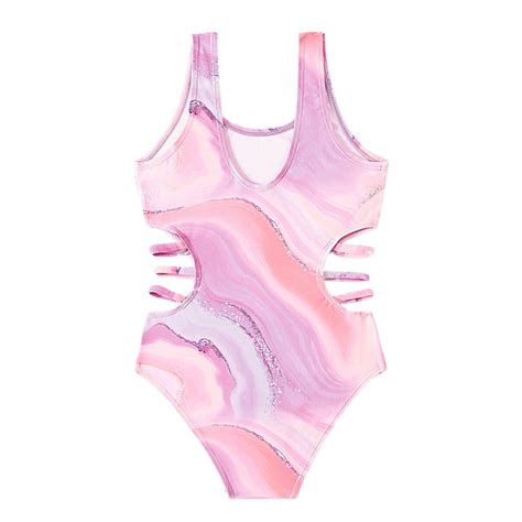 Hwmodou Girls One Piece Swimsuit Bikini Swimsuits Bikini Sport Bathing