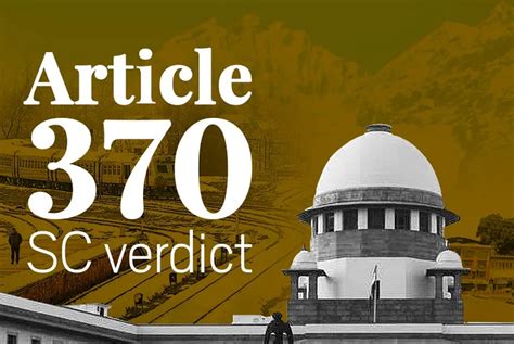 SC's historic Article 370 verdict - Daily Excelsior