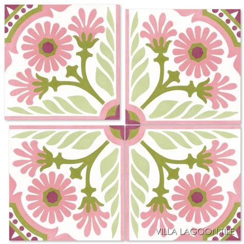 Mambo Autentico Cuban Collection Cement Tile Cuban Tile Floral