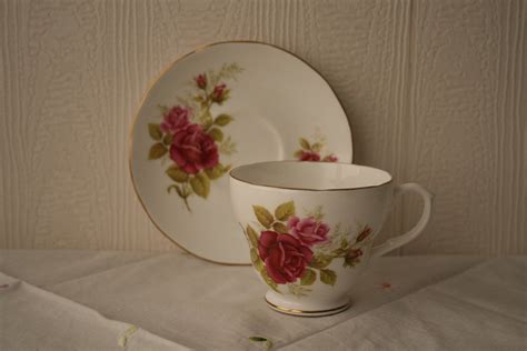 Duchess Bone China Floral Teacup And Saucer Vintage Cup And Etsy Uk