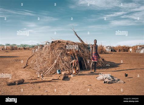 Omorate Omo Valley Ethiopia May 11 2019 Man From The African