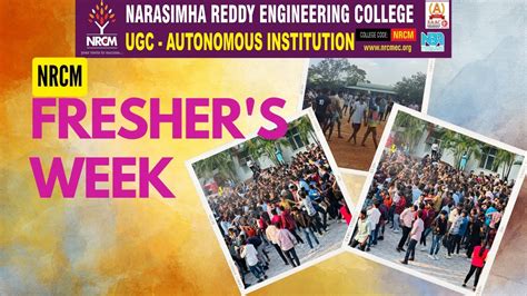 Freshers Week 2022 Narsimha Reddy Engineering College Youtube