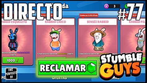 Stumble Guys X Rabbids Completo Toda La Tienda De Skins De Rabbids