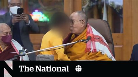 Dalai Lama Criticized For Asking Boy To Suck My Tongue Youtube