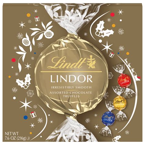 Save On Lindt Lindor Christmas Assorted Chocolate Truffles Candy T Box Order Online Delivery