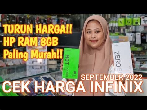 Cek Harga Infinix September Turun Harga Hp Ram Gb Paling Murah