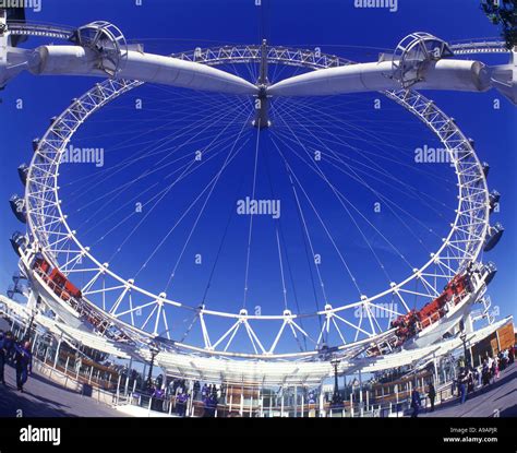 London Eye Southbank London England Uk Stock Photo Alamy