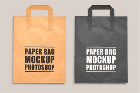 Free Craft Paper Bag Mockup Psd Mockuptree