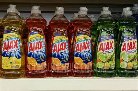 Ajax Dish Soap as Low as 53¢ at Walmart + Dollar Tree, Dollar General Deals!